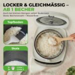 VELANI Mini Reiskocher 0,8L mit 10 Programmen – Multikocher für kleine Küchen – Bild 11