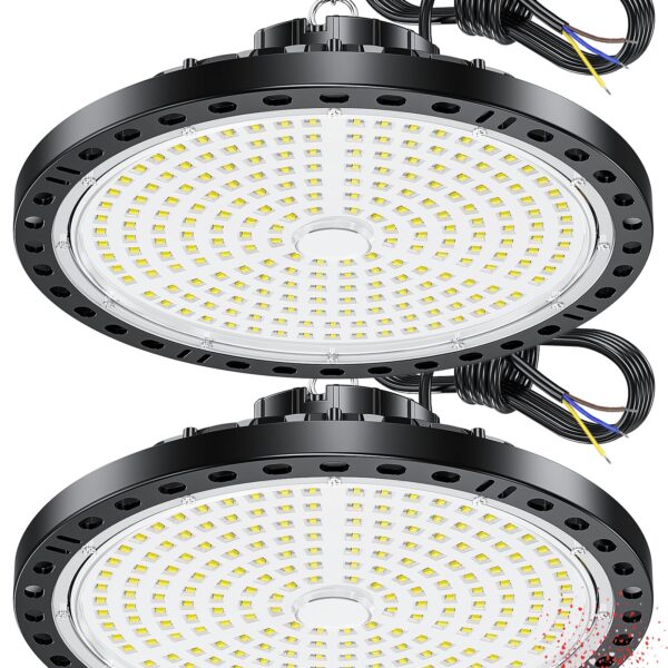 YIQIBRO 200W LED Werkstatt Deckenleuchte 20000LM – Industriestrahler IP65 für Garage & Lager
