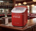 Salco Coca-Cola Eiswürfelmaschine – 10 kg/24h Eisbereiter mit Tragebügel & LED-Display – Bild 9
