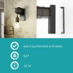 EGLO Townshend 4 Wandlampe – Industrial Vintage Wandleuchte in Rostoptik mit E27 – Bild 4
