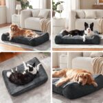 JOEJOY Orthopädisches Hundebett 122x89cm – Ergonomisches Hundesofa für grosse Hunde – Bild 6
