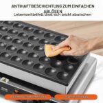 VEVOR Mini-Pfannkuchenmaker 50er – Kommerzielle Dorayaki-Backmaschine mit Doppeltemperaturregelung – Bild 4