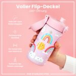 ion8 Kinder Trinkflasche 400ml Edelstahl – Auslaufsicher & Spülmaschinenfest – Bild 4