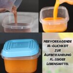 ARSUK Babynahrungsbehälter 120ml – Auslaufsichere Gefrierdosen für Beikost & Muttermilch – Bild 7