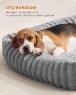 Feandrea Orthopädisches Hundebett 91x68 cm – Premium Hundekörbchen mit Memory-Polsterung – Bild 4
