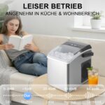 Citybee Eiswürfelmaschine 12kg/24h – Selbstreinigend mit 2 Grössen für Küche & Büro – Bild 6