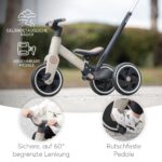 Kikka Boo Flash 5-in-1 Dreirad ab 18 Monaten – Mitwachsendes Laufrad & Fahrrad – Bild 7