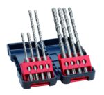 Bosch 8-tlg Hammerbohrerset SDS plus-3 – Beton & Stein für Bohrhämmer