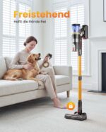 CHEBIO Akku Staubsauger 65KPA 650W – Kabellos mit 70 Min Laufzeit & Anti-Tangle-Bürste – Bild 5