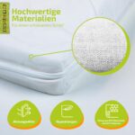 KiNDERWELT Babymatratze 120x60 cm – Schaumkernmatratze Made in Germany für sicheren Babyschlaf – Bild 5
