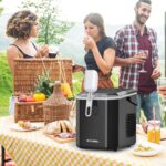 Kicinn Eiswürfelmaschine 12 kg/Tag – Kompakter Eisbereiter mit Selbstreinigung für Zuhause – Bild 8
