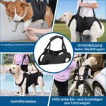 TUZHE Hundehebegeschirr XL – Tragehilfe für Senioren & verletzte Hunde – Bild 7