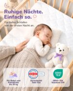 Sun Garden Babymatratze 70x140 cm – Sichere Kindermatratze mit Trittkante & Oeko Tex – Bild 2
