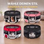 all Pets United Welpenauslauf 125x125cm Pop-Up Laufstall – Sicheres Gehege für Welpen & Kitten – Bild 10