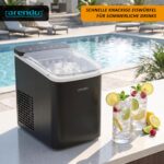 Arendo Eiswürfelmaschine 150 W – 12 kg Eis pro Tag mit Wählbarer Eisgröße – Bild 7