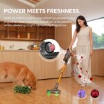 KIPMAX Akku Staubsauger 50 kPa / 550W / 70Min – Kabellos mit Ladestation für Teppiche & Tierhaare – Bild 3