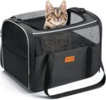 morpilot Katzentransportbox 40x26x28cm – Sichere Transporttasche für Katzen & Welpen bis 5kg