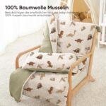 Susurration Baby-Bettwäsche-Set 100x135 cm – Musselin-Baumwolle für sicheren Babyschlaf – Bild 6
