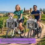 Eiito Hundekorb Fahrrad Vorne bis 10kg – 4in1 mit patentierter L-Halterung & Mesh-Belüftung – Bild 5