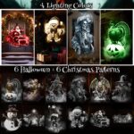 Weewooday 3D Projektor mit 12 HD-Filmen – Weihnachts- & Halloween-Deko mit Fernbedienung – Bild 2