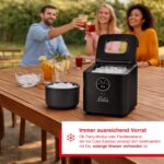 Solis Ice Cube Express Eiswürfelmaschine – 8 Eiswürfel in 8 Minuten, Schwarz – Bild 3