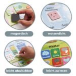 chuckle Magnetischer Kalender 40x32 cm – Interaktives Lernspielzeug für Kinder 4–10 Jahre – Bild 6