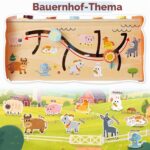 HYAKIDS Montessori Holzspielzeug 6 in 1 – Motorikspielzeug mit Hammerspiel & Xylophon – Bild 4
