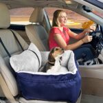 BurgeonNest Hunde-Autositz für kleine Hunde – Waschbar & rutschsicher mit Aufbewahrungstaschen – Bild 7