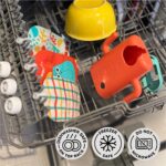 Baby Quetschbeutel Halter 2in1 – Auslaufsicher & ergonomisch für selbstständiges Essen – Bild 7
