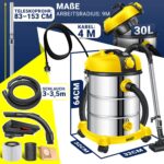 MASKO® Industriestaubsauger 2300W Nass-Trocken mit Push&Clean & Blasfunktion – Bild 2