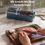Kiseely Elektrischer Messerschärfer 5-in-1 mit 3-Geschwindigkeiten – Wiederaufladbar – Bild 5