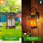 GEARLITE Solar Laternen 2er Set – Flammeneffekt LED Solarleuchten IP65 für Garten & Balkon – Bild 4
