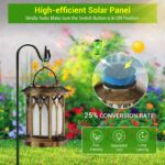 GEARLITE Solar Laternen 2er Set – Flammeneffekt LED Solarleuchten IP65 für Garten & Balkon – Bild 3