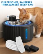 Miaura® 10er Pack Katzenbrunnen Filter – 5 Monate Vorrat für kristallklares Wasser – Bild 4