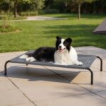 BEDSURE Erhöhtes Hundebett Grosse Hunde 124x80 cm – Outdoor Hundeliege für Garten & Camping – Bild 6
