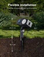 Govee Outdoor Schneeflocken Projektor mit 20 Gobos & 58 Szenen – IP67 Wasserdicht – Bild 7