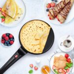 SNAILAR Crêpe-Maker 800W mit Antihaftbeschichtung – Elektrischer Pfannkuchen-Maker mit automatischer Temperaturkontrolle – Bild 2