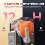 Initio Slush Maschine 2,6L mit 6 Modi & Touch-Steuerung – Eismaschine für Slushi & Cocktails – Bild 8
