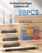 VIWKO 12V Akkuschrauber mit 98-teiligem Zubehör – Kompakter Bohrschrauber für DIY & Reparatur – Bild 2