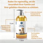 PETCLEAR Hundeshampoo 500 ml mit Kokosöl – pH-neutral & hypoallergen für Hunde und Katzen – Bild 4
