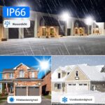 50W LED Aussenstrahler mit IP66 Wasserschutz – Superhelles Flutlicht für Garten & Terrasse – Bild 5