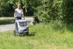 TRIXIE Buggy-Frontrad für Hundeanhänger – Schnell-Click-System & 360°-Gelenk – Bild 3