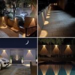 Solar Wandleuchte Aussen 6er Set – IP65 wasserdicht für Treppen, Zaun & Terrasse – Bild 2