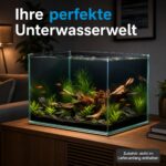 VIALIA Nano Aquarium 25 l – Glasbecken 40x25x25 cm Floatglas für Süss- & Salzwasser – Bild 4