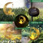 DAZZTIME Mond-Solarleuchte mit Feendesign – Wasserdichte Gartendeko für Aussen – Bild 5