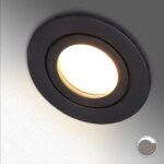 YanFeiYit LED Einbaustrahler 3er Set dimmbar IP44 – 5W Warmweiss 230V für Bad & Aussen – Bild 6