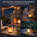 Macchiatto Solar Flammenlaterne 2er Set – IP65 Wasserdicht mit realistischem Flammeneffekt – Bild 7