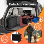 CADOCA® Hunderampe Auto klappbar 156x40cm – Gelenkschonend bis 90kg für alle Hunderassen – Bild 5