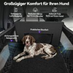 GGW Hundesitz Rückbank – Wasserdicht mit Sicherheitsgurt für mittlere & Grosse Hunde – Bild 4