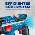 Dong Cheng 20V Akku-Bohrhammer mit SDS-plus – 2.1 J Schlagenergie für Beton & Holz – Bild 5